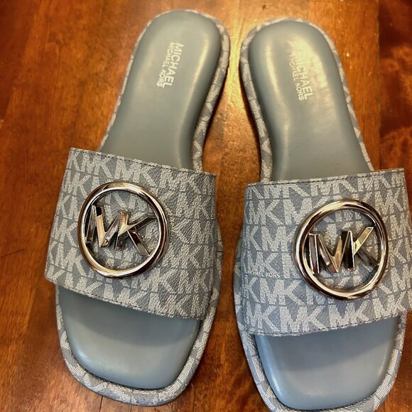 Hayworth Logo-plaque Sandals size 7 - Picture 1 of 3
